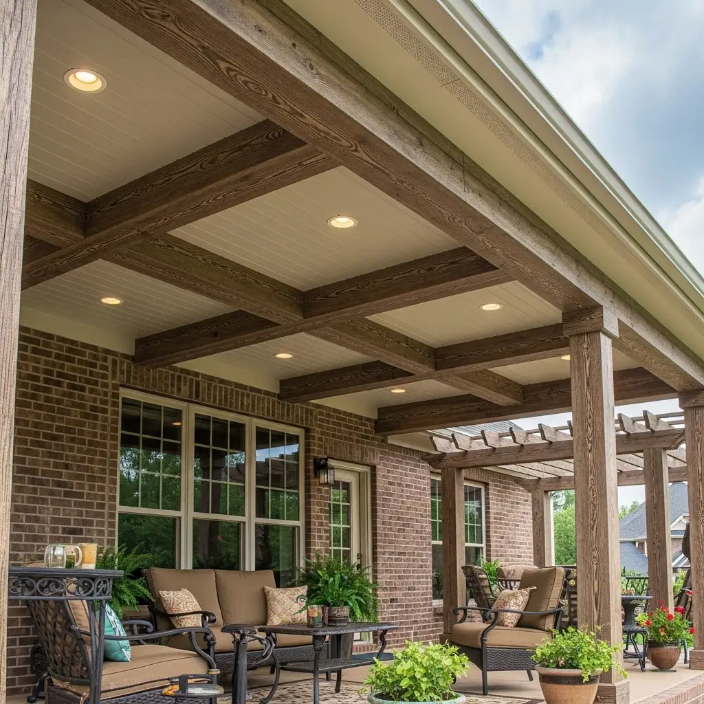 17 Faux Wood Beams for Outdoor Ceilings