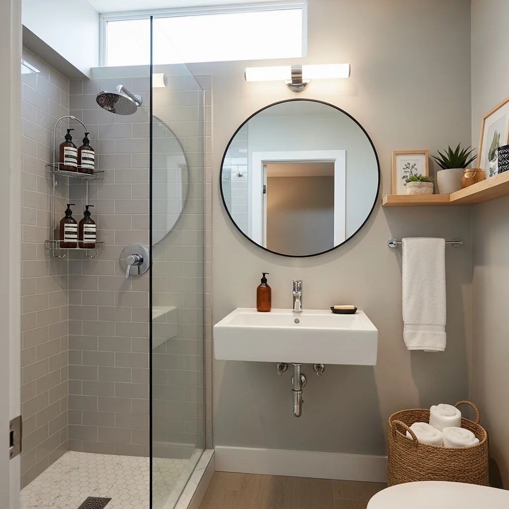 11 Make the Most of a Small Apartment Bathroom