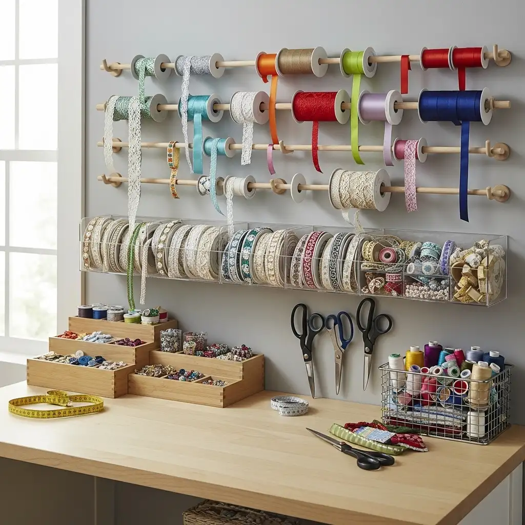 12 Create a Ribbon and Trim Organization Station