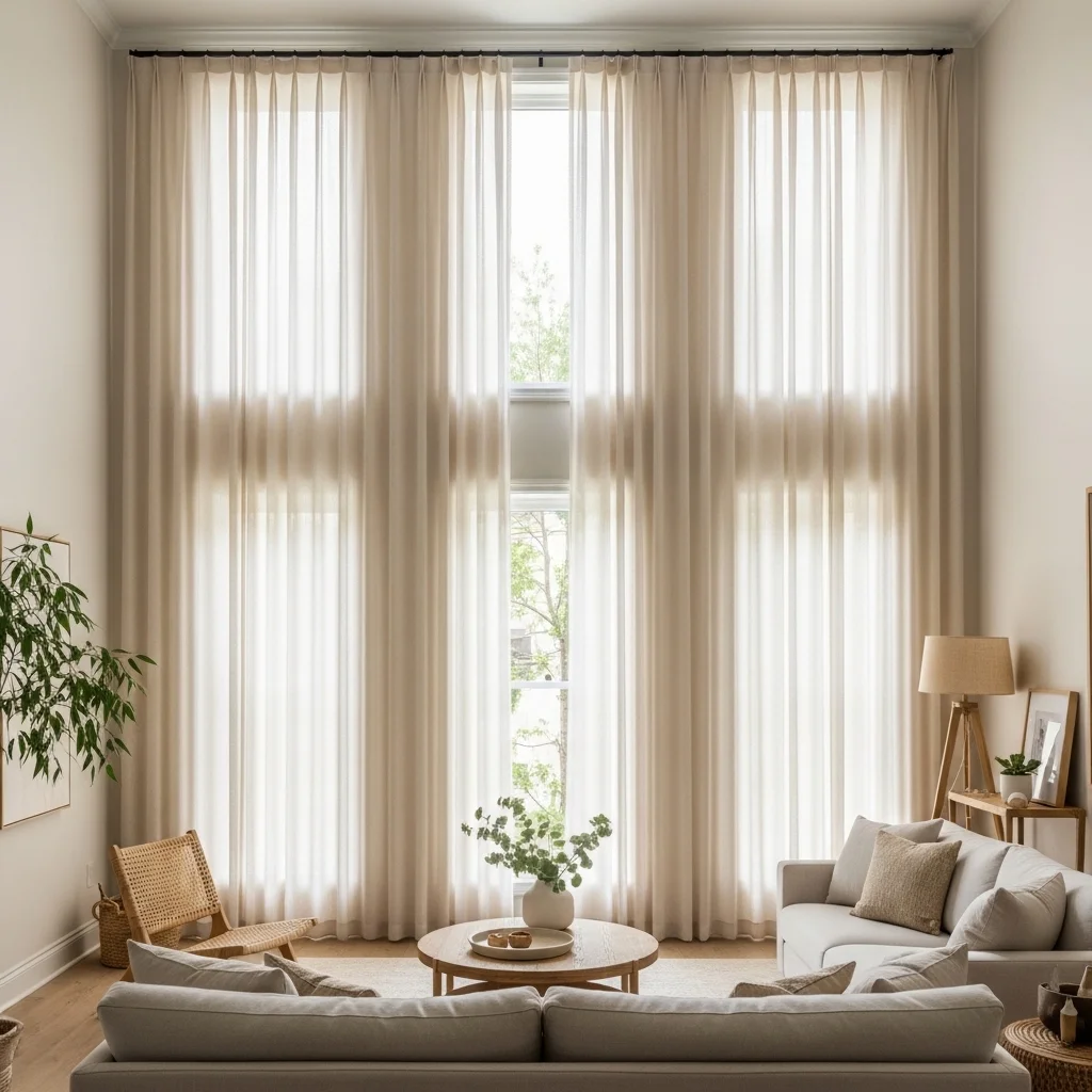 13 Hang Curtains High and Wide