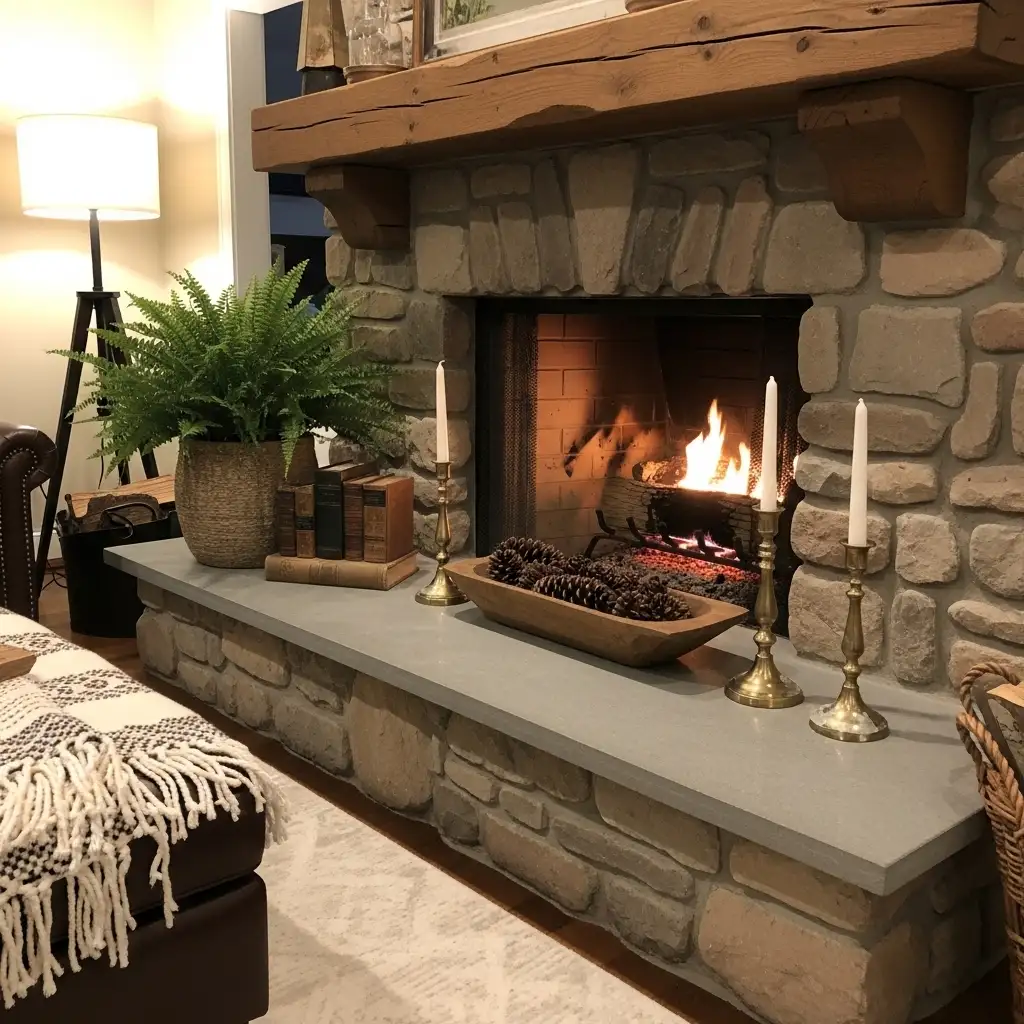 17 Fireplace Hearth Extension and Enlargement Ideas