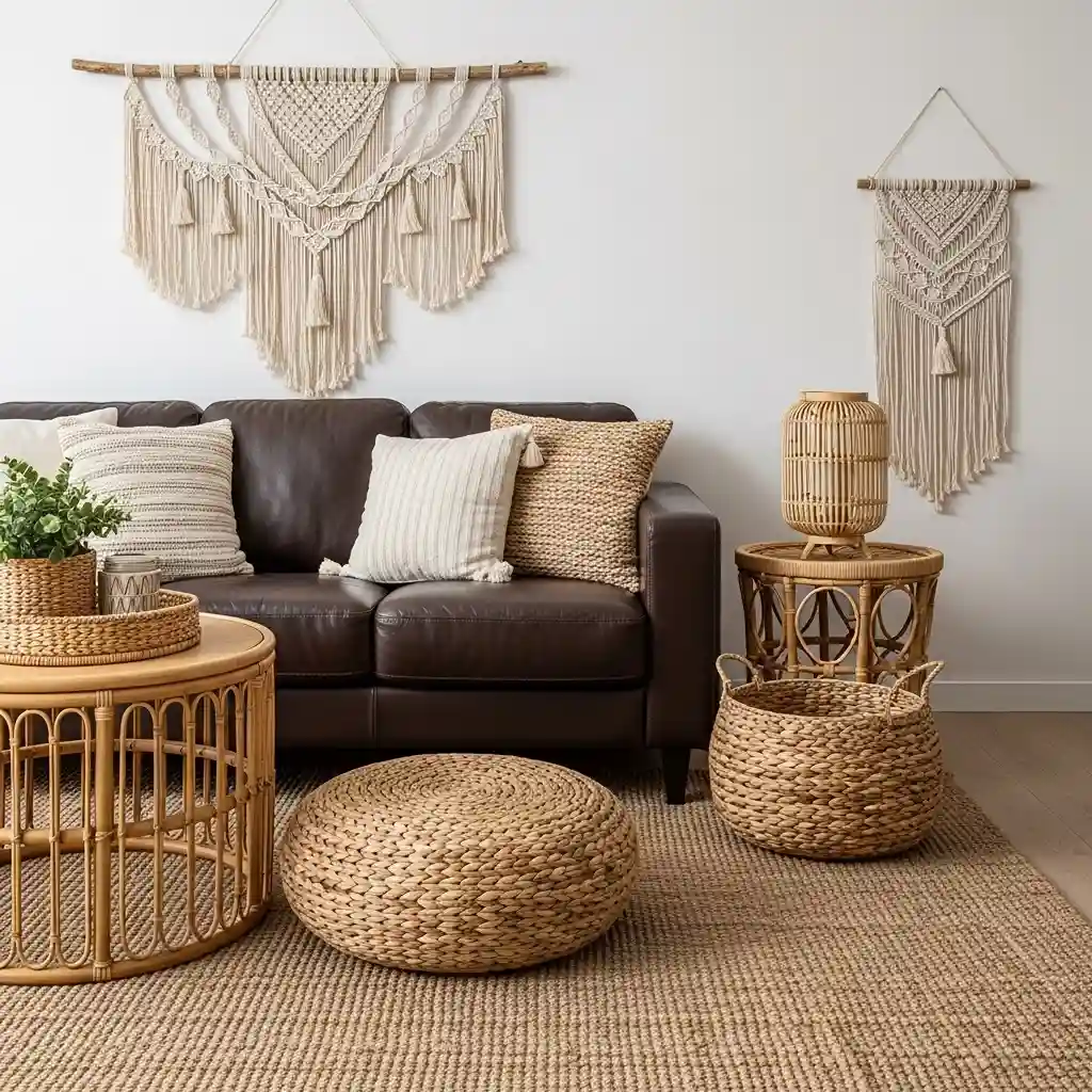 18 Add Woven and Natural Texture Accents