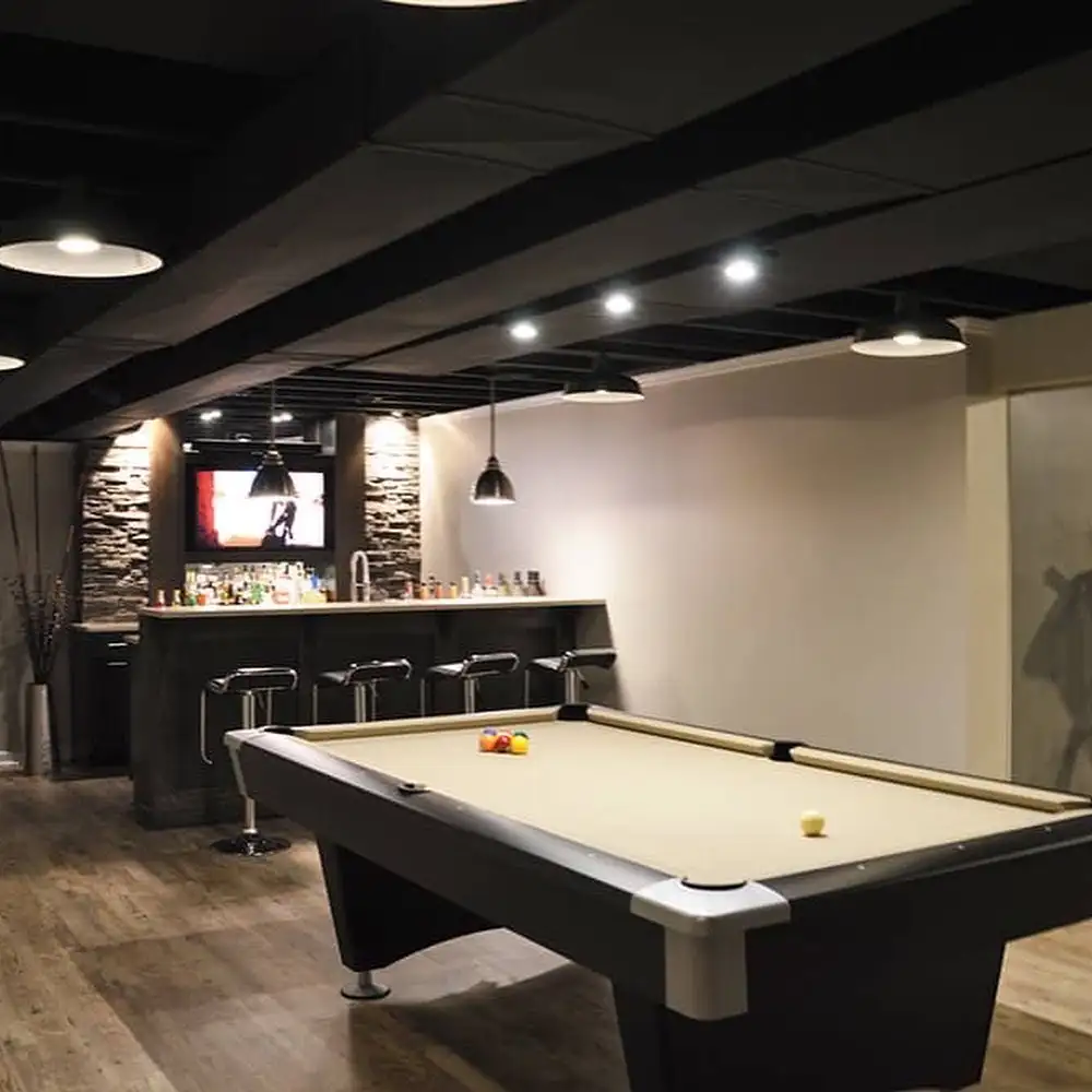 18 Exposed Basement Ceiling for a Home