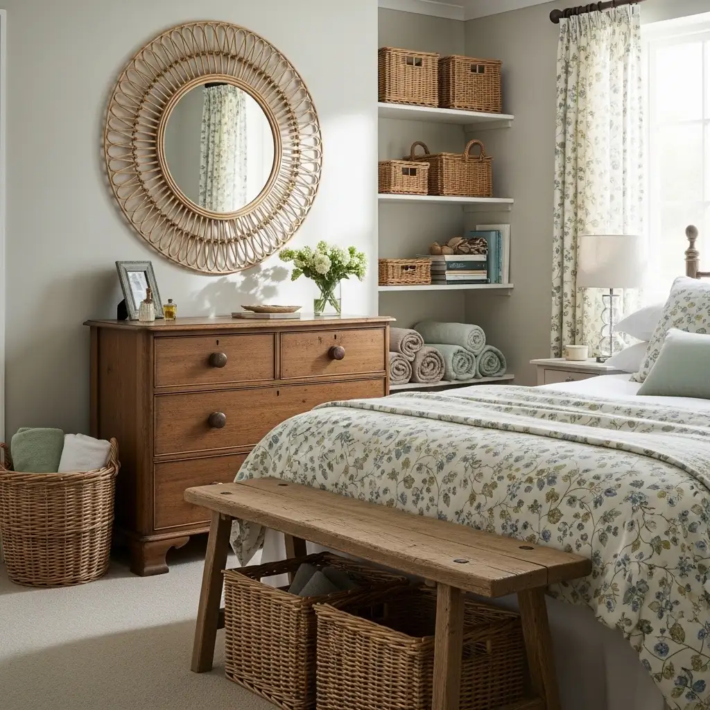 18. Use Wicker and Rattan Accents