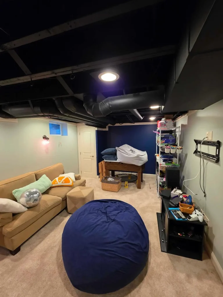 2 exposed basement