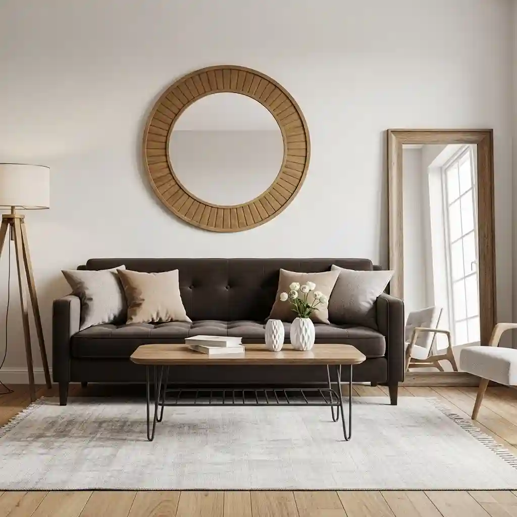 20 Add a Large Wall Mirror