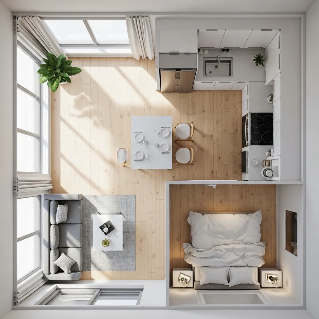 23 Use Consistent Flooring Throughout