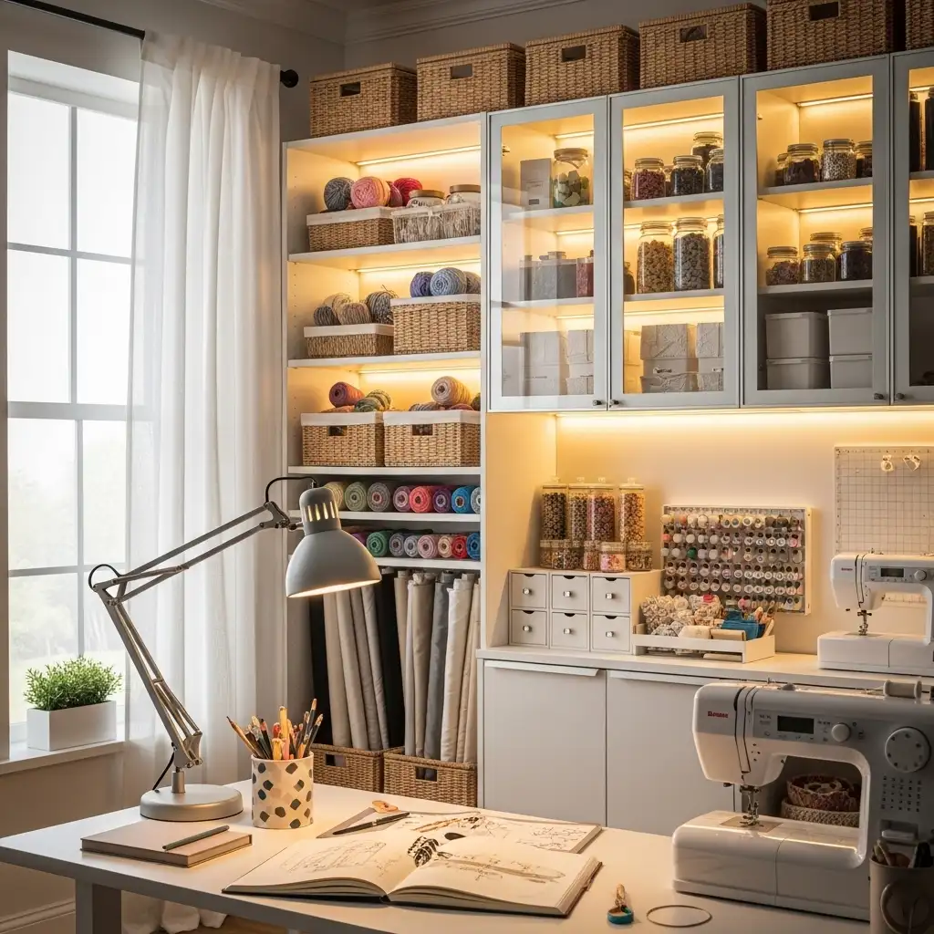 29 Add Beautiful Lighting to Your Storage Areas