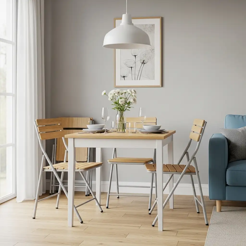 5. Use Foldable or Extendable Dining Chairs