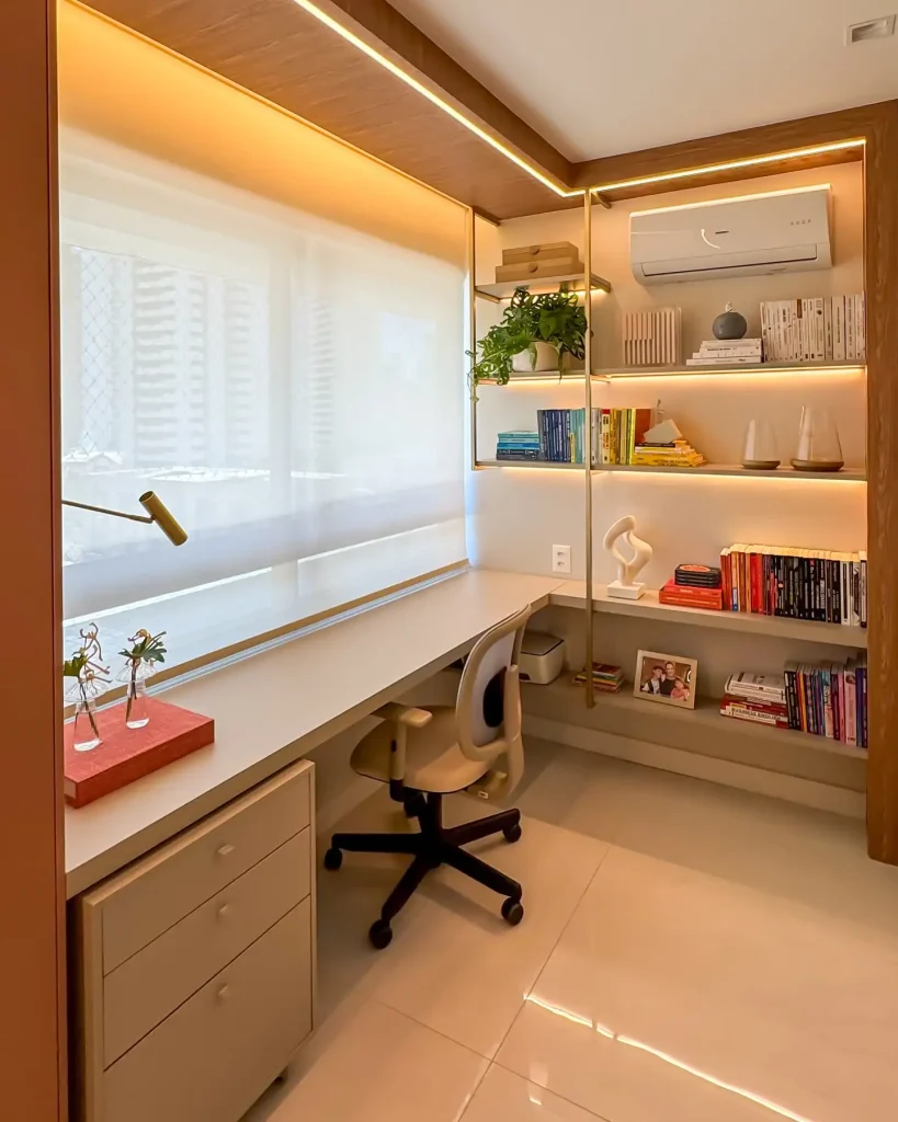6. Use Wall Mounted Shelves for Storage
