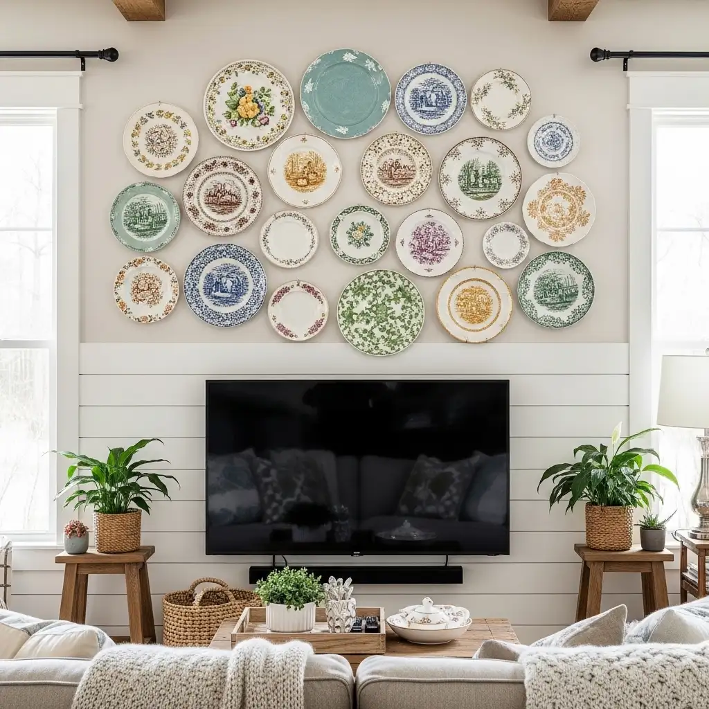 8 Display a Collection of Decorative Plates