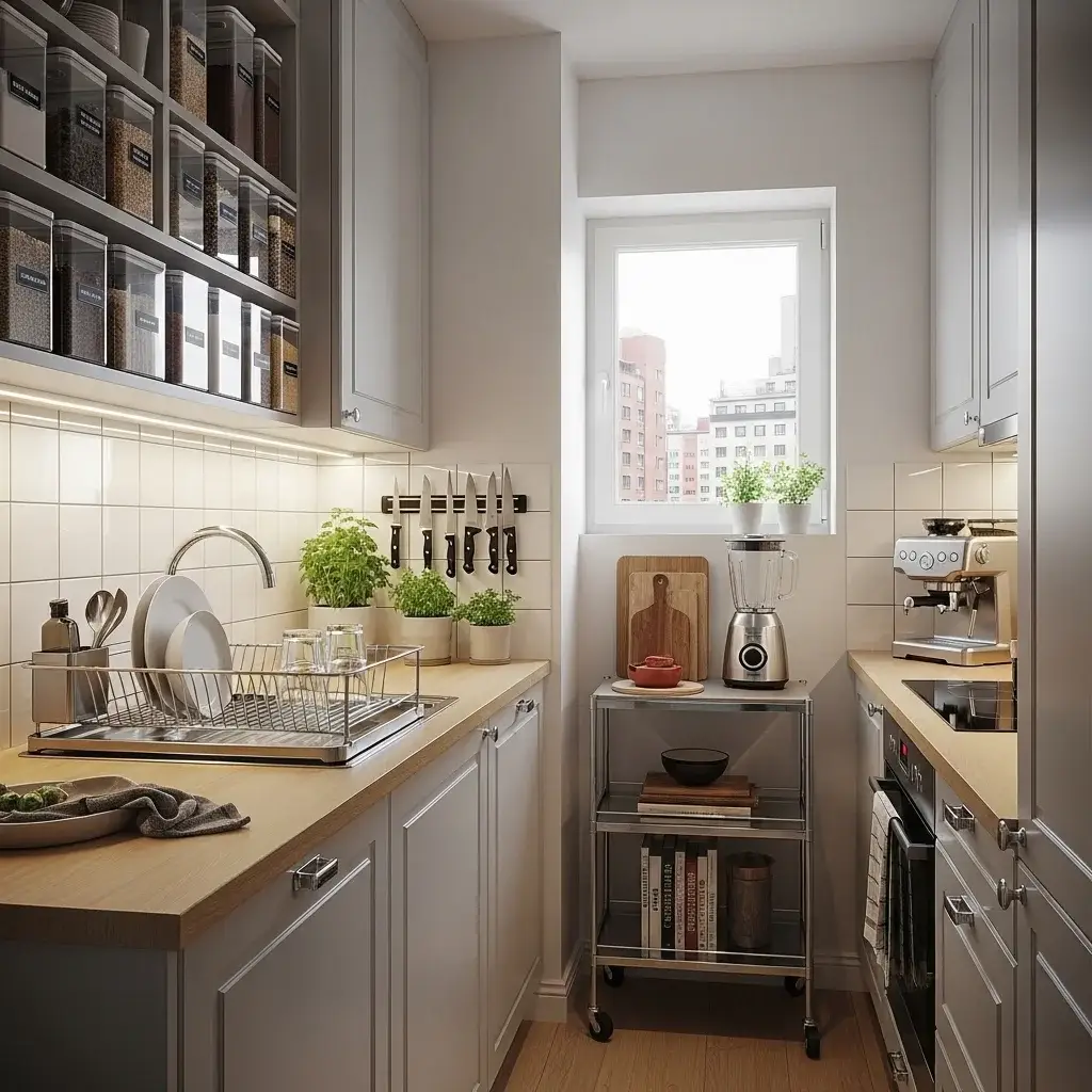 9 Maximize a Small Apartment Kitchen