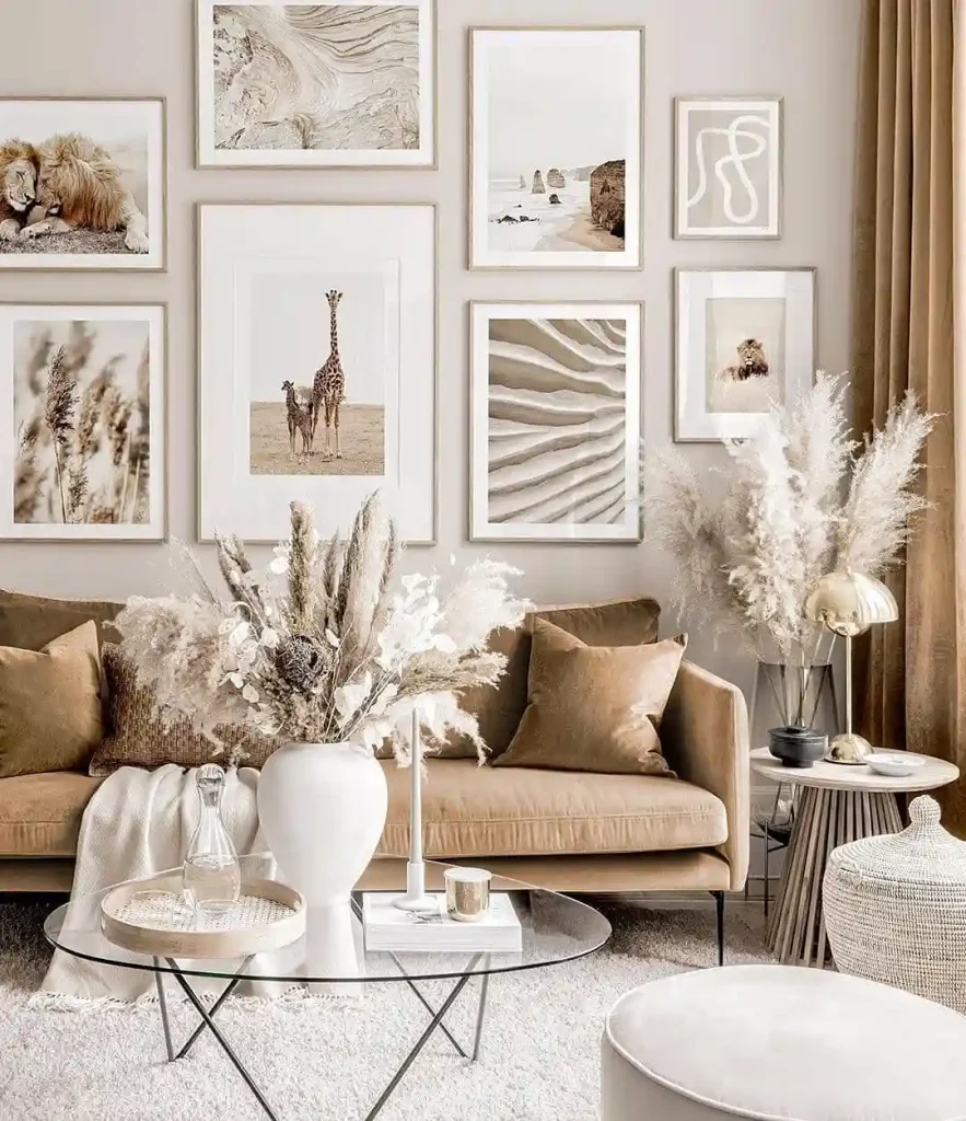 9 White Walls and Bold Art