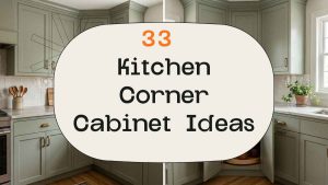 33 Kitchen Corner Cabinet Ideas