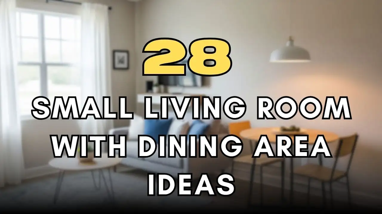 Small Living Room With Dining Area Ideas