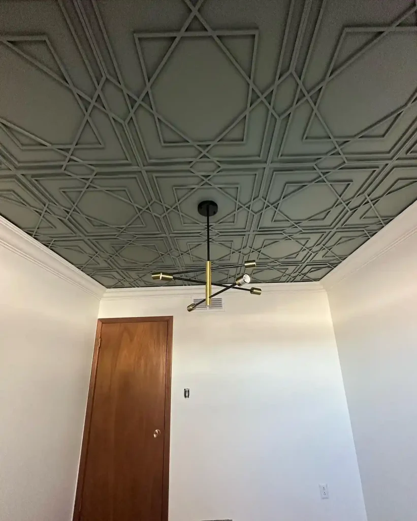 1. Paint the Ceiling a Bold Color for Maximum Impact
