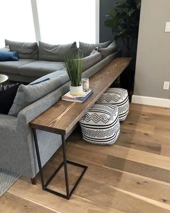 1. Use a Slim Console Table for Small Spaces