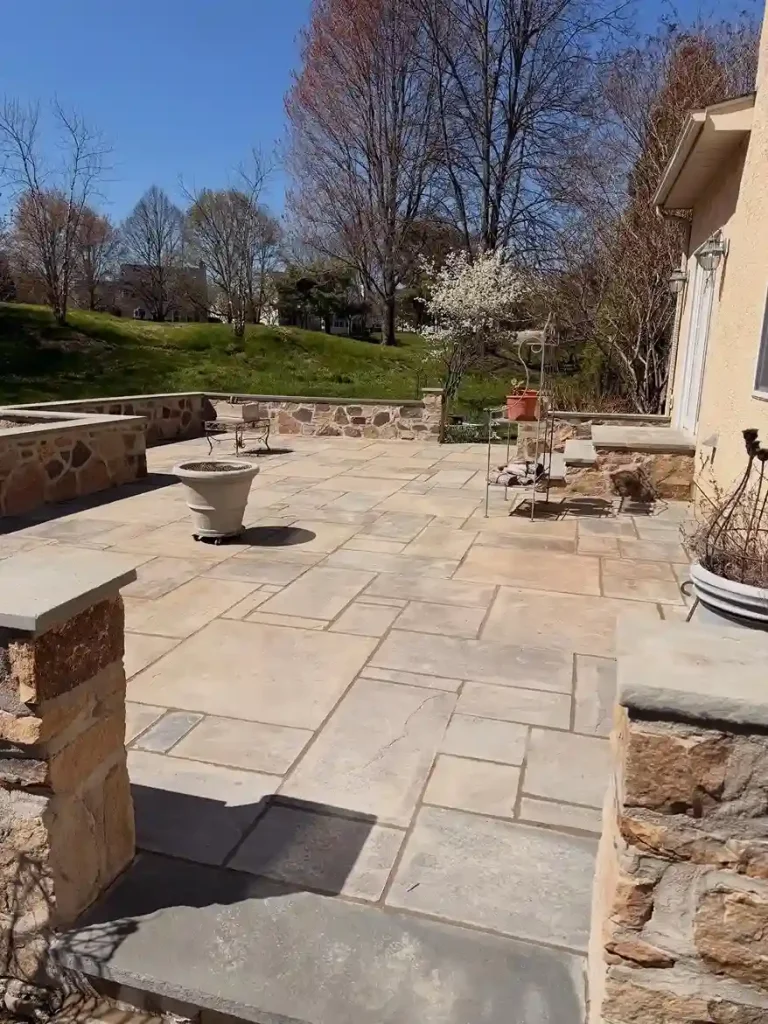 10. Create a Flagstone Patio From Recycled Concrete