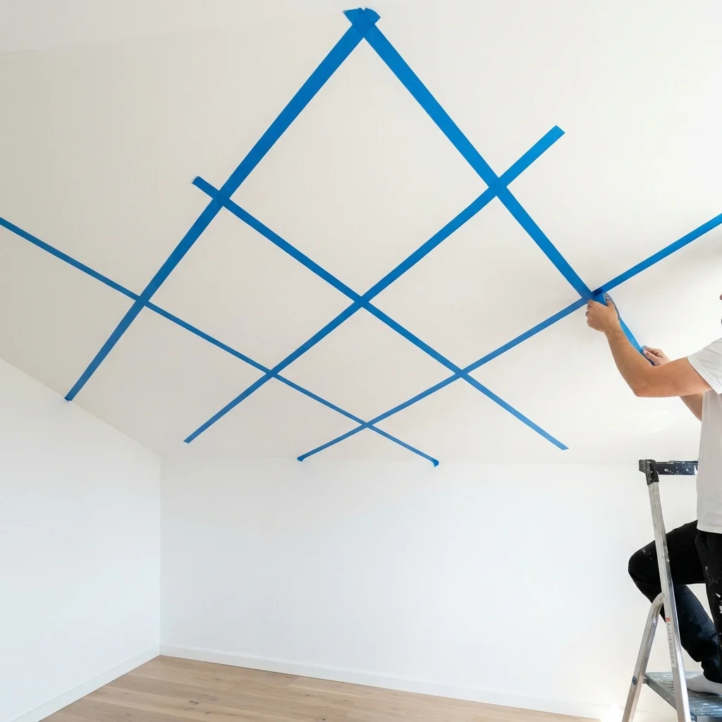 11. Apply Geometric Tape Patterns