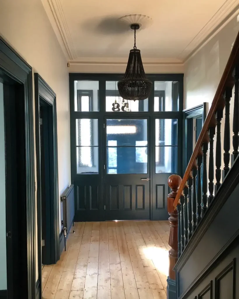 12. Beadboard on a Staircase Wall