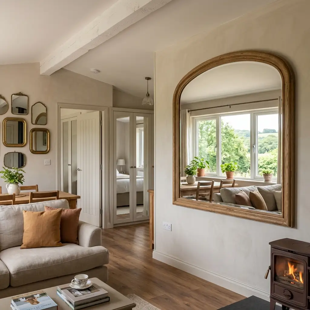 12. Use Mirrors Strategically to Expand the Space