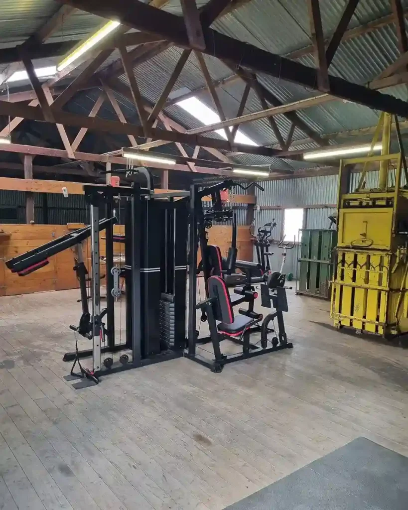 14. Create a Garage Gym With a Cable Machine