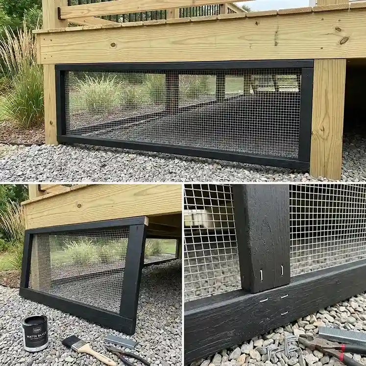 14. Install a Simple Wood Frame With Wire Mesh