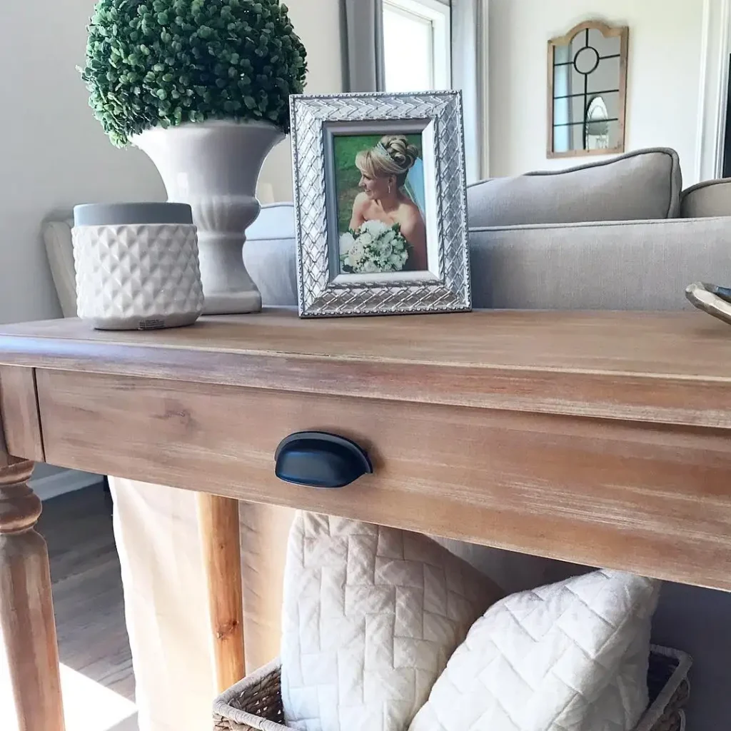 14. Use a Console Table With Drawers