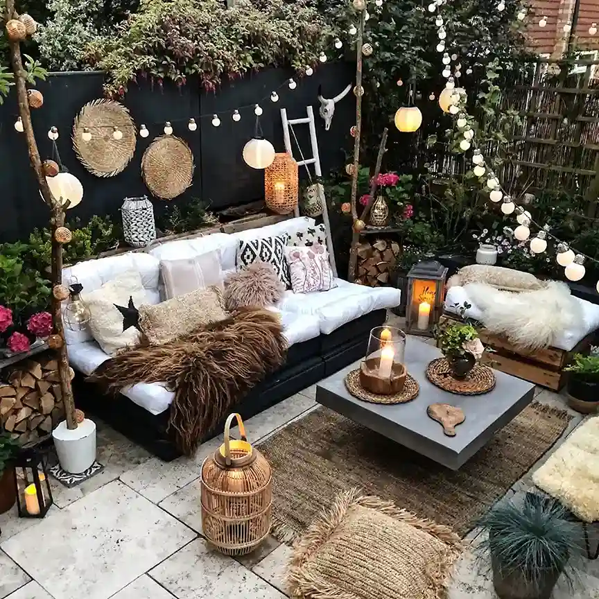 15. Light the Patio for Evening Use