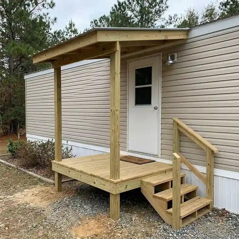 16. Build a Covered Entry Landing