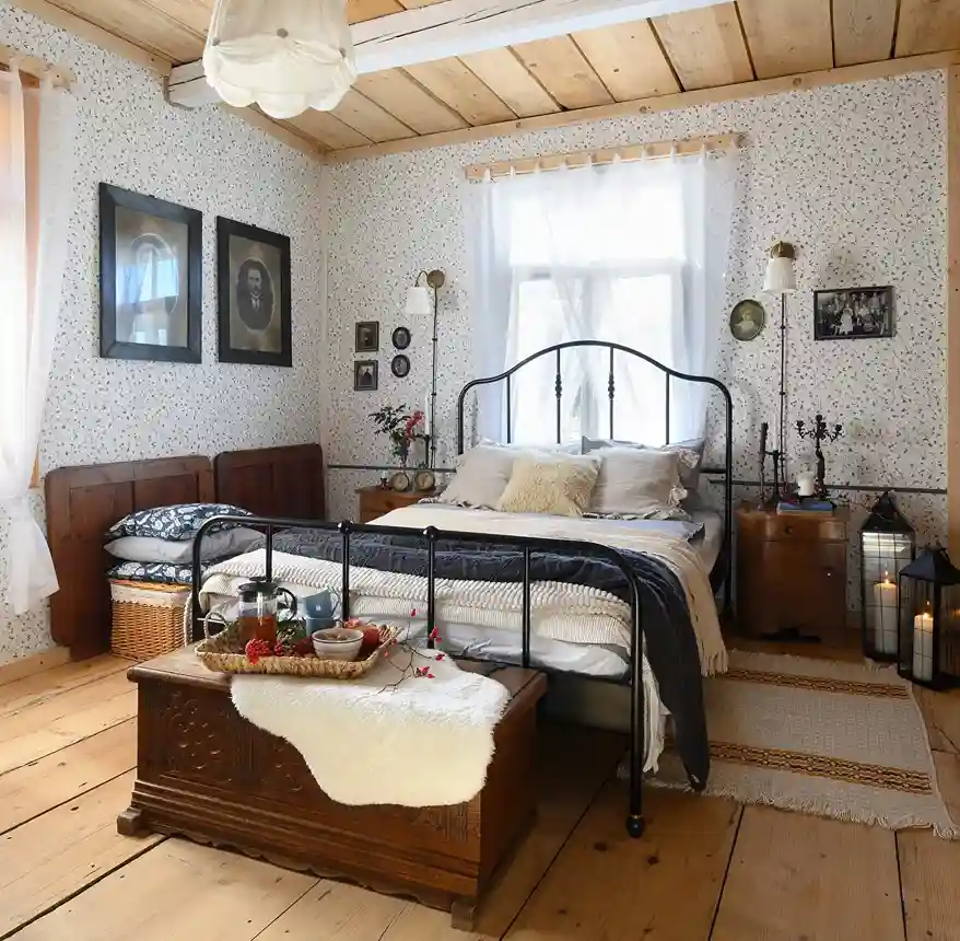 16. Create a Gallery Wall With Personal Photos and Art