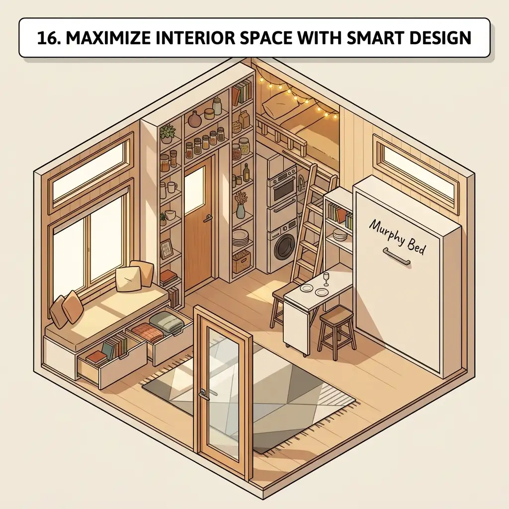 16. Maximize Interior Space With Smart Design