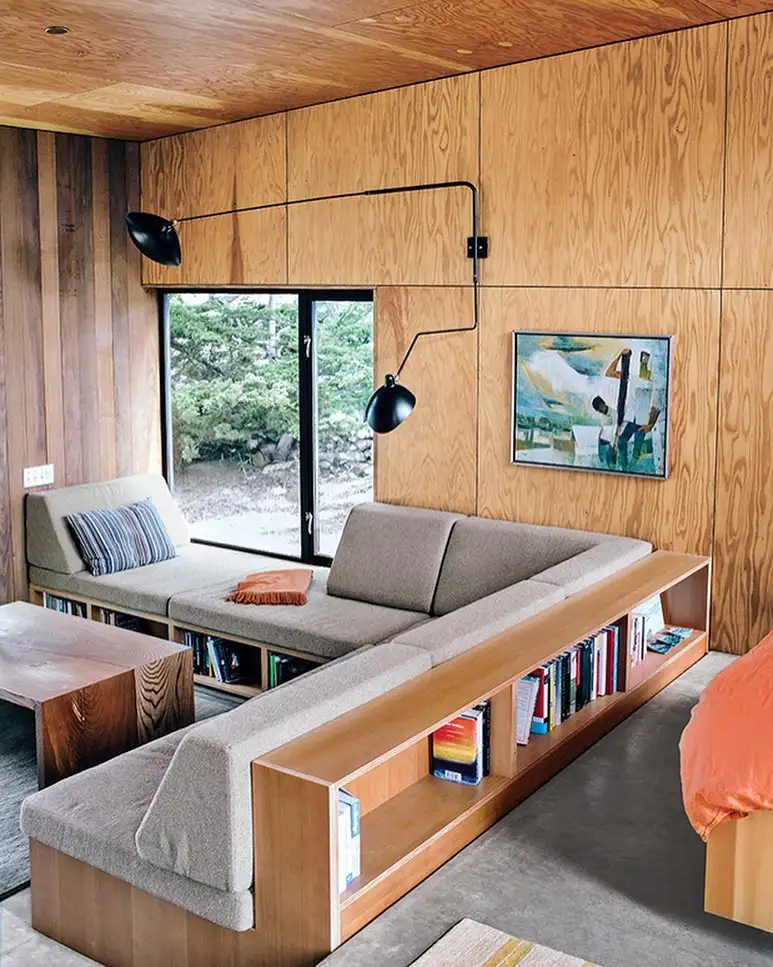 18. Plywood Paneling for a Budget Friendly Look
