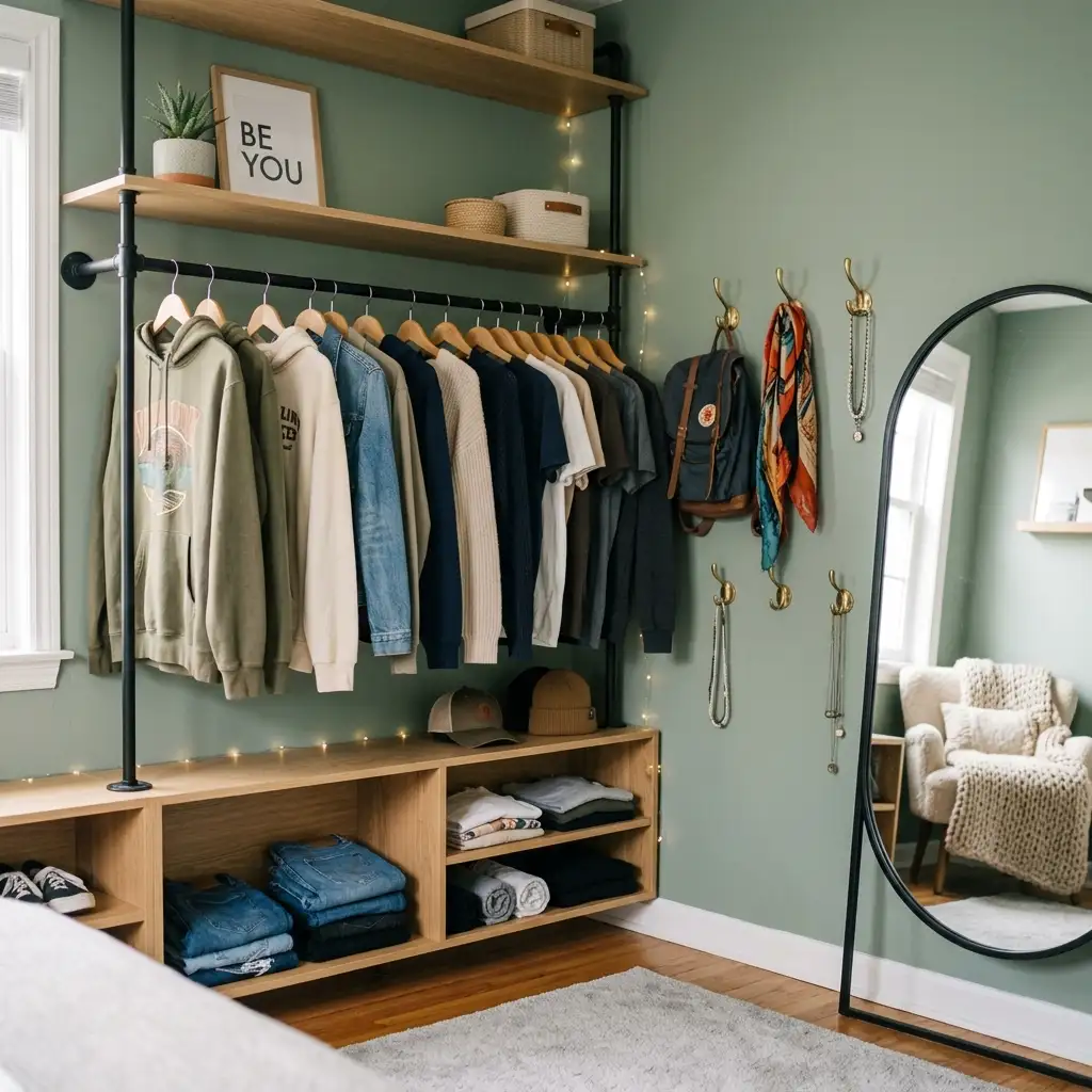 19. Build a Capsule Wardrobe Display