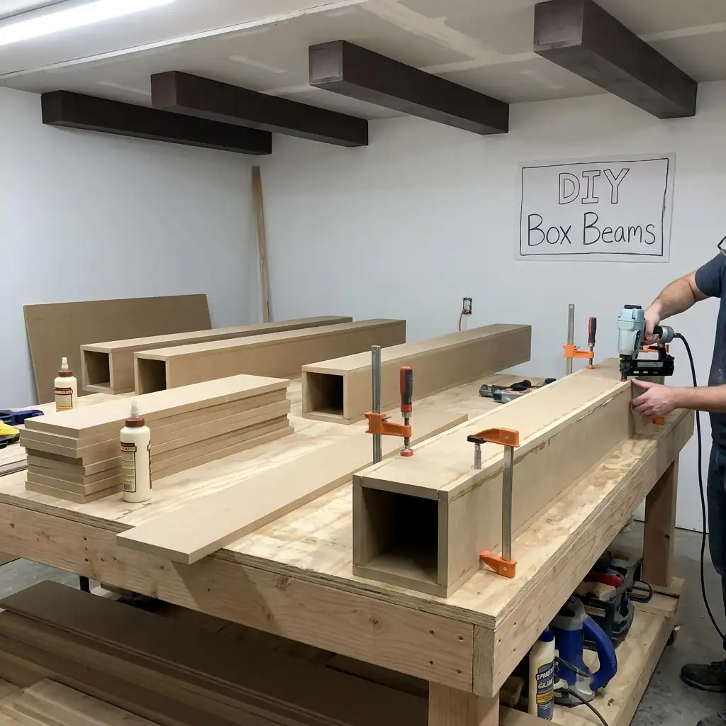 22. Create Box Beams From Simple MDF