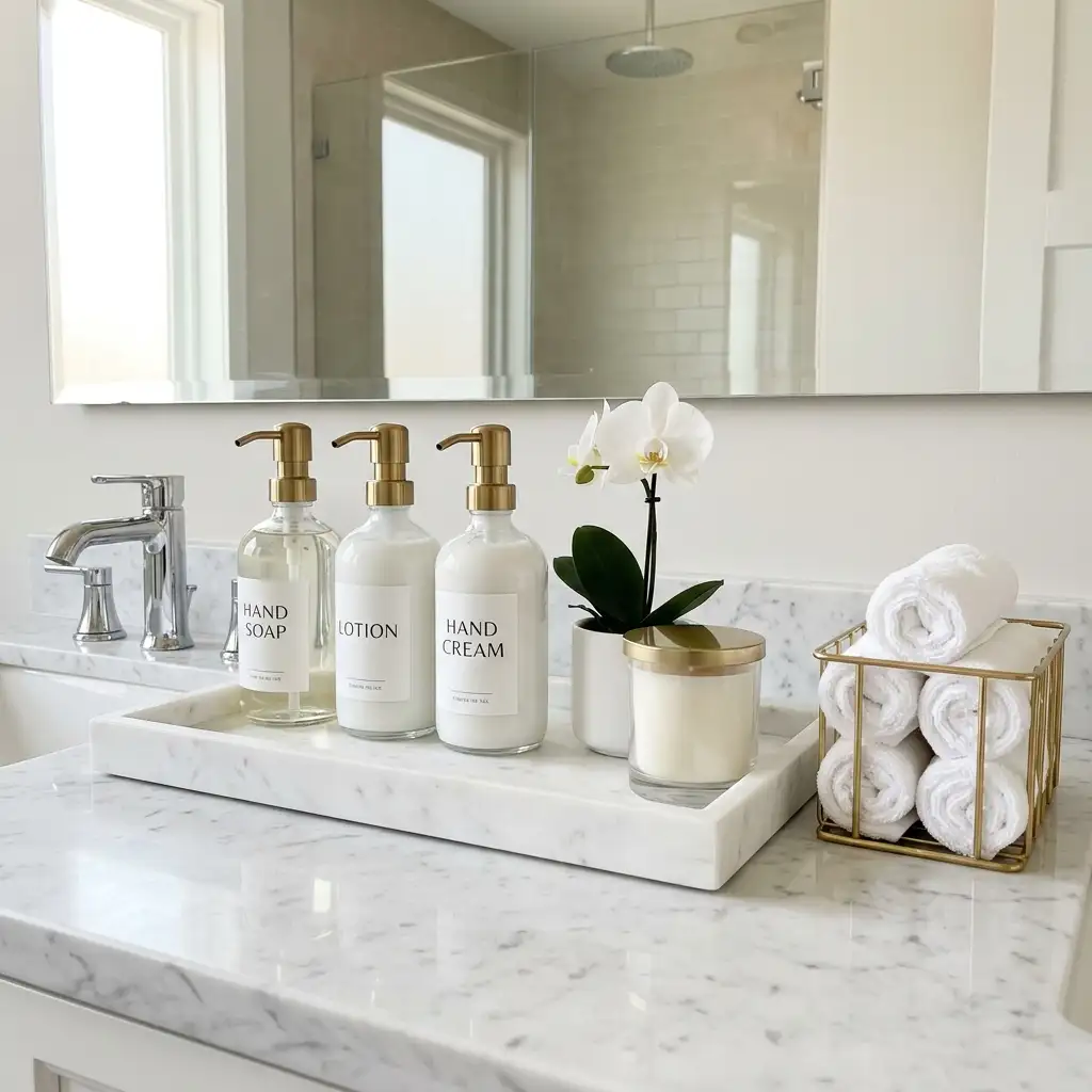 23. Create a Luxurious Hotel Inspired Counter