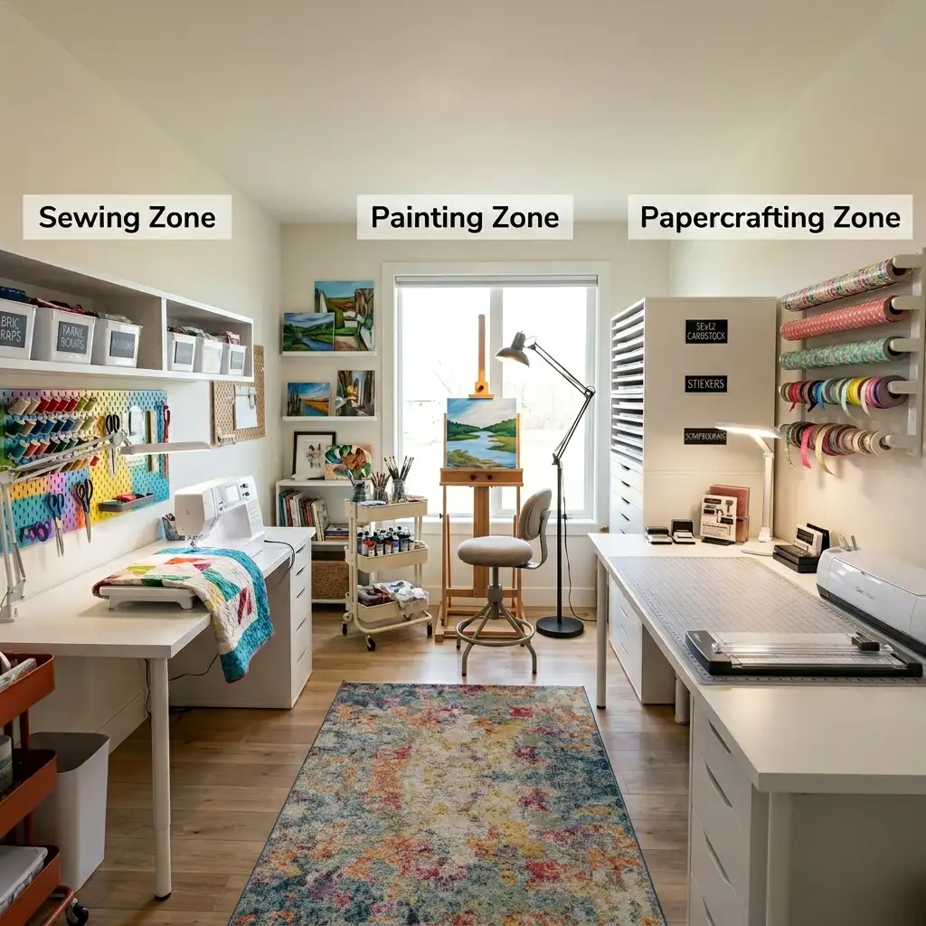 23. Use a Hobby Room Design Approach