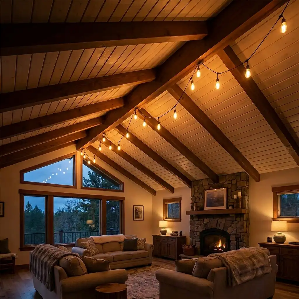 25. Add String Lights Along the Beam Line