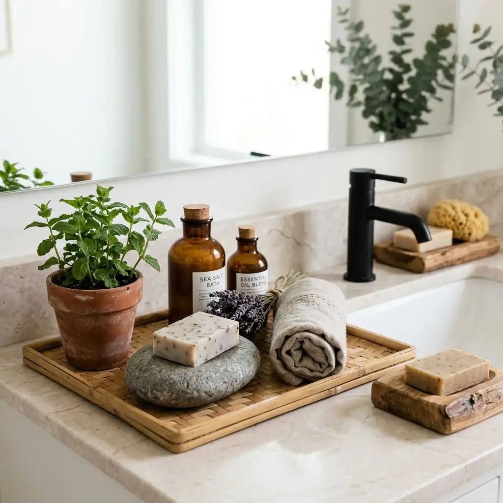 25. Incorporate Natural Elements for Organic Beauty
