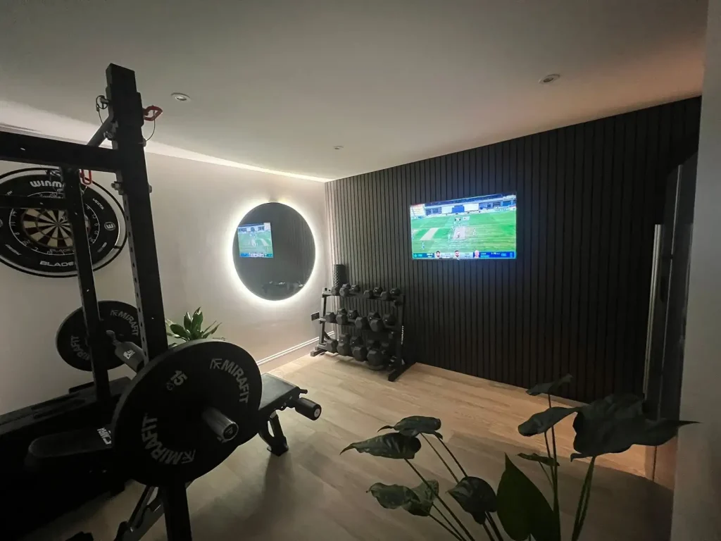 25. Install a TV or Screen for Guided Workouts