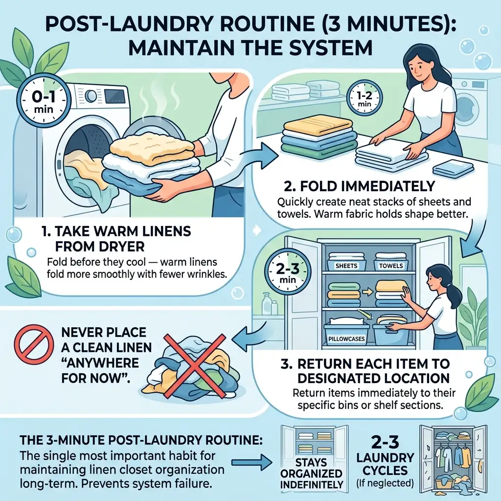 25. Maintain the System With a Post Laundry Routine