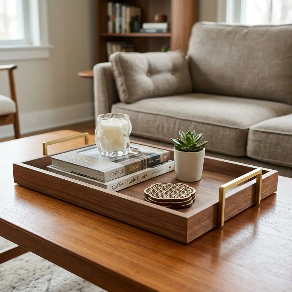 26. Use a Serving Tray With Handles for
