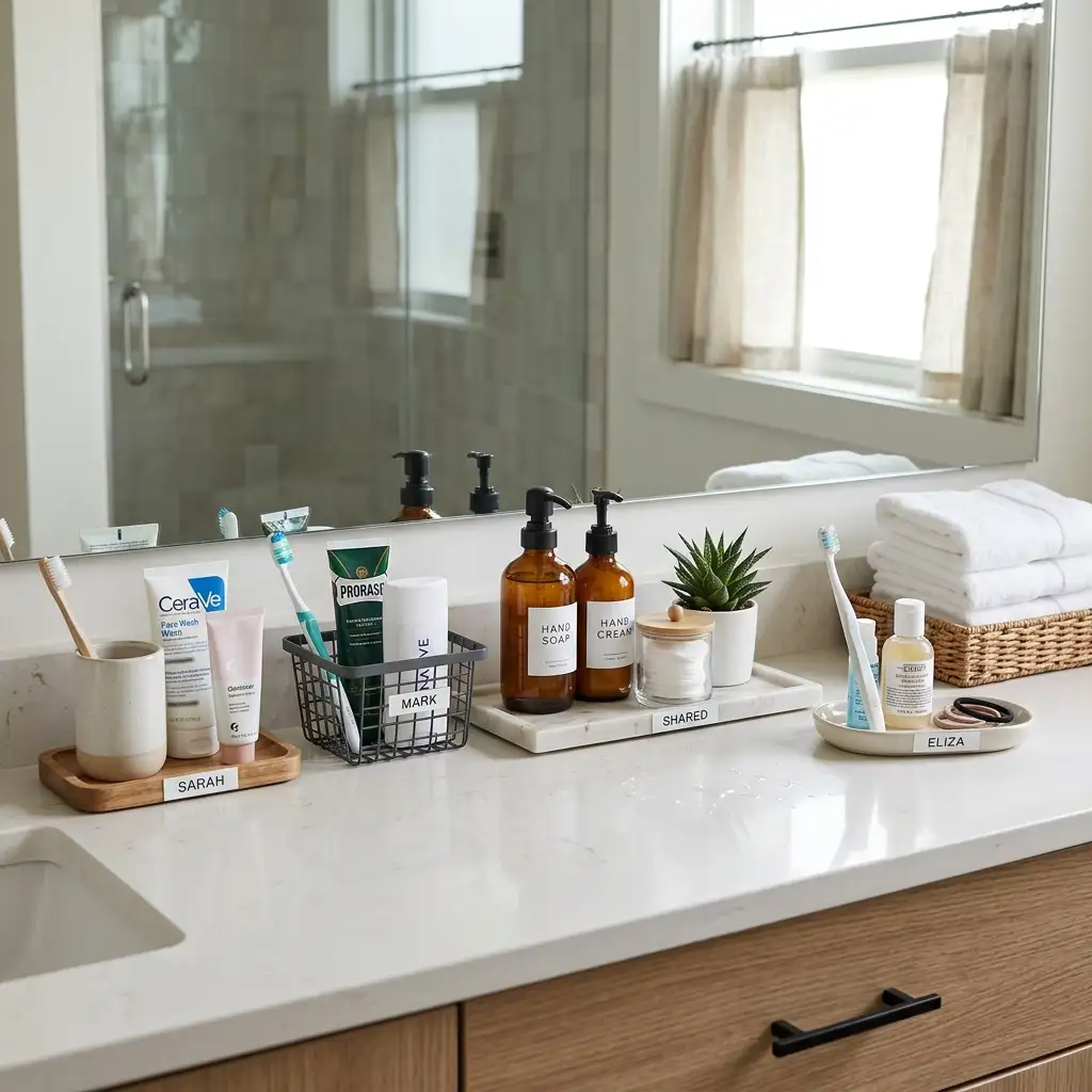 27. Create a Counter Display for a Shared Bathroom