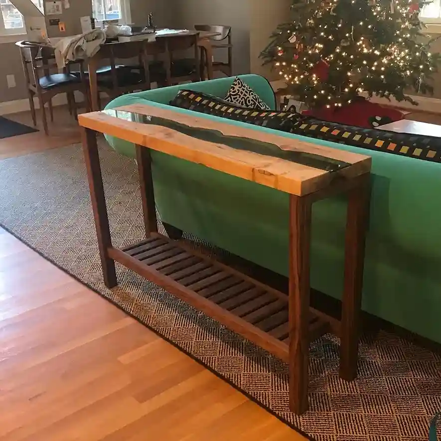 28. Add a Console Table to a Sectional Sofa