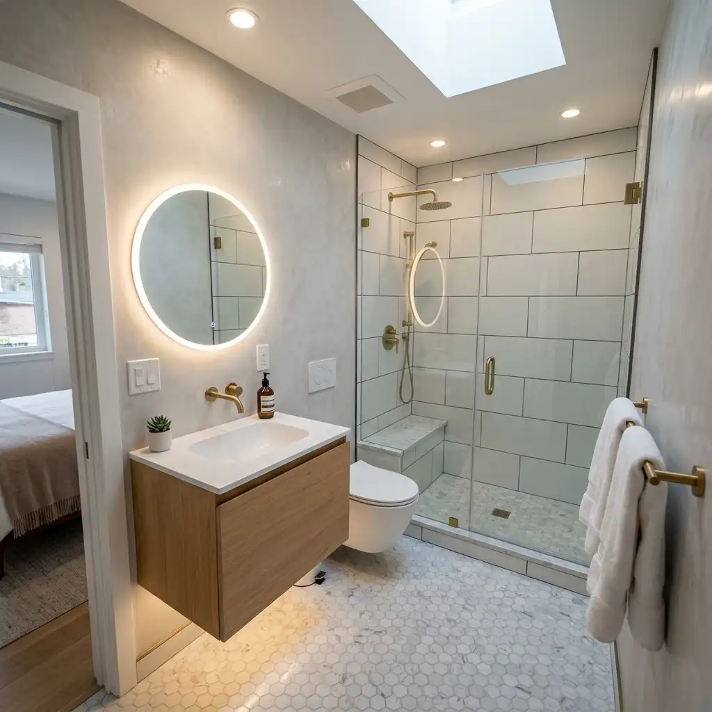 29. Add a Master Bath in a Studio or Small Home