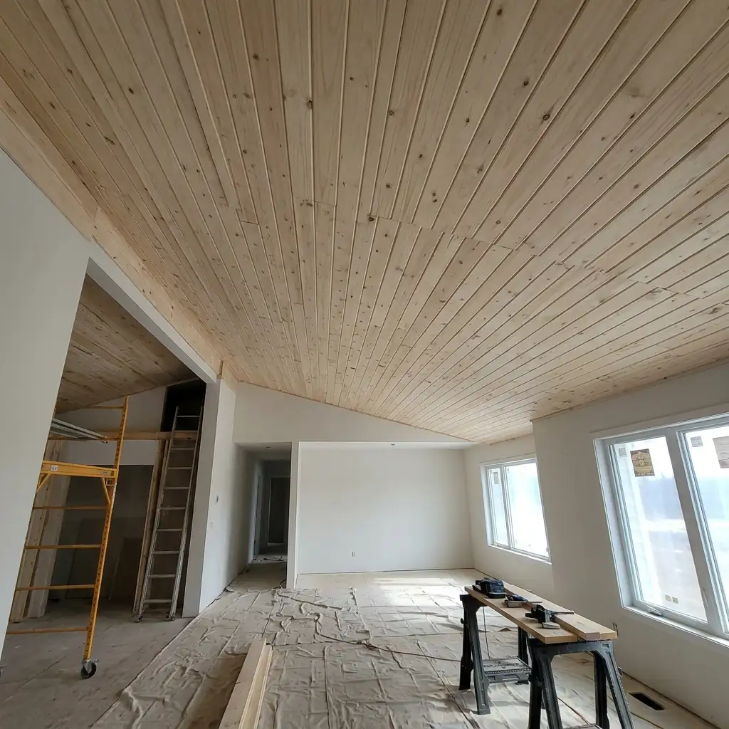 29. Finish and Protect the Wood Ceiling Properly
