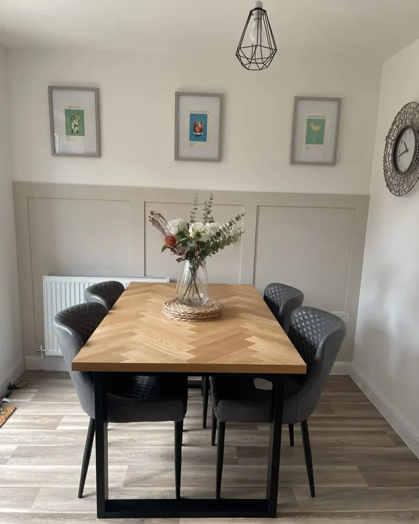 3. Beadboard Wainscoting in the Dining Room