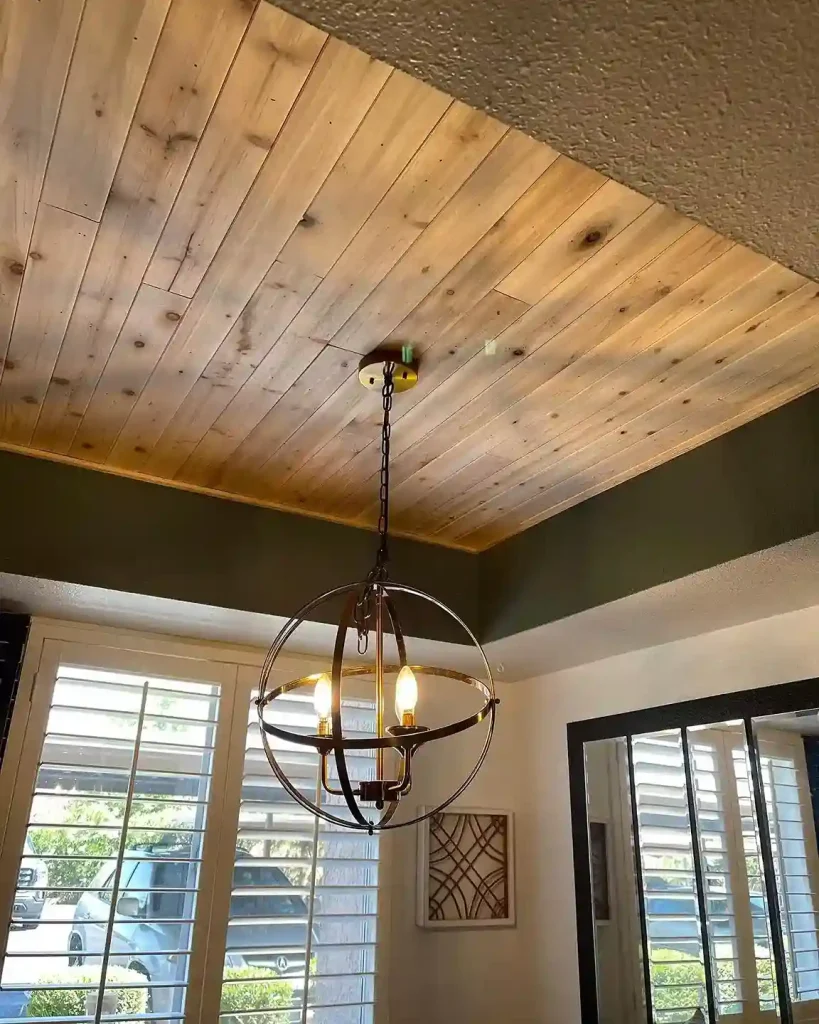 3. Install Peel and Stick Wood Planks