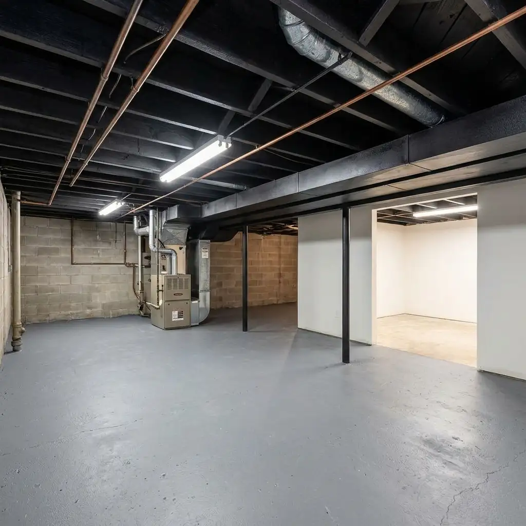 30. Mix Cheap Ceiling Methods for a Zoned Basement