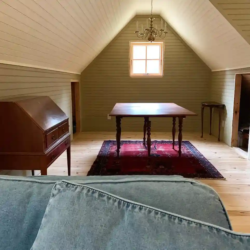 34. Beadboard Accent Wall in a Rental Home